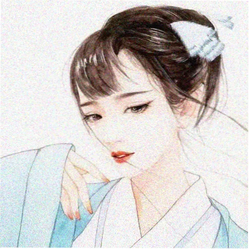 冷感高级系银发直视镜头动漫头像女生
